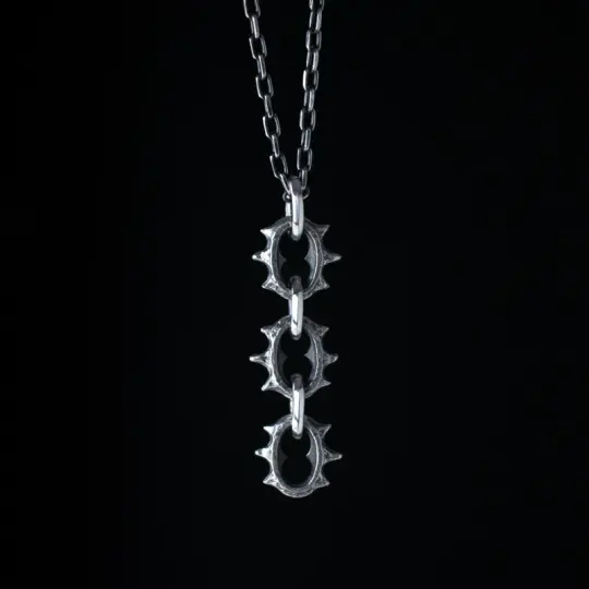 Triple Barbed Pendant (MTO)