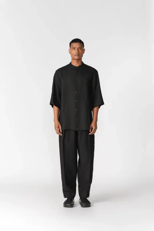 DOUBLE PLEAT SHIRT