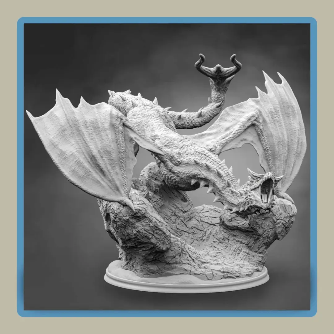 render of teraxes infernal wyvern model