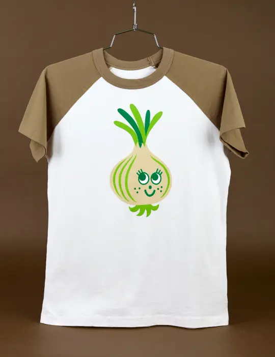 Produce Raglan Tee - Onion *FINAL SALE*