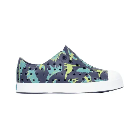 Jefferson Print Child Regatta Blue/ Shell White/ Trinket Dinosaurs