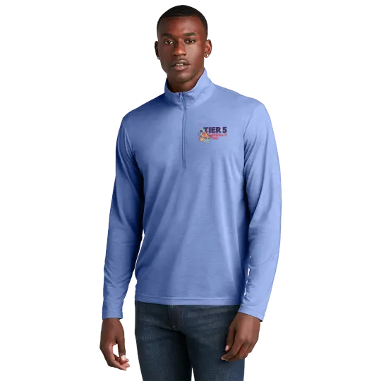 Tier 5 Specialty Gas ST407 Sportek 1/4 zip Triblend pullover