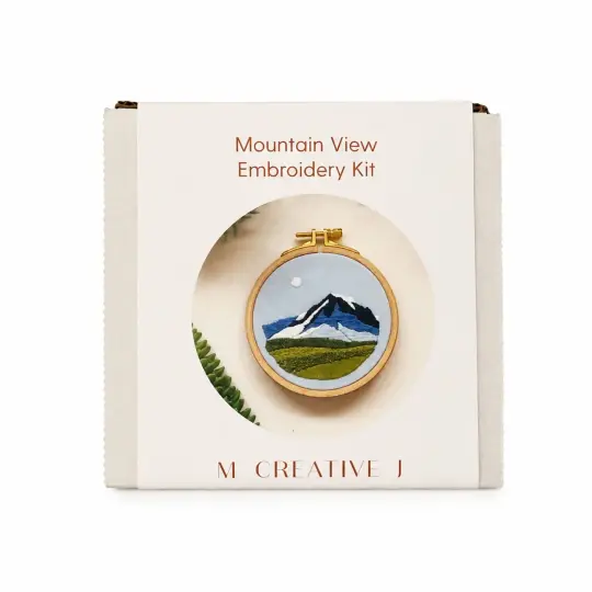 Mountain View Embroidery Kit
