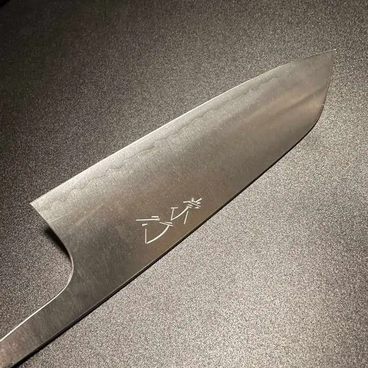 Shibata Aogami super Migaki 170mm Santoku No Handle