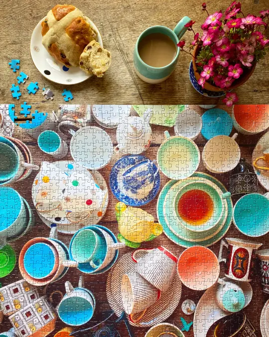 'Cup Collection' 1000 Piece Jigsaw Puzzle
