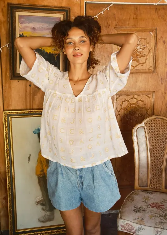 maura top | spring 26 | initial