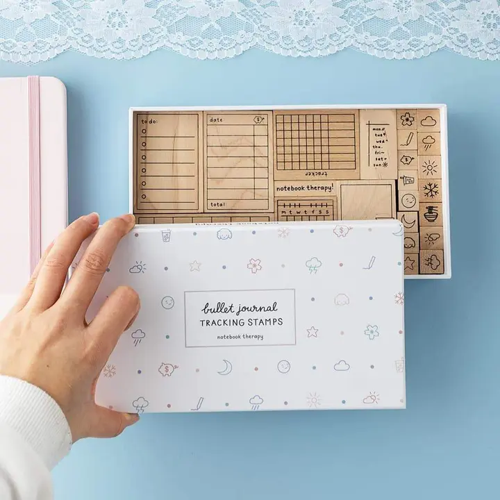 Tsuki Bullet Journal Tracking Stamp Set ☾