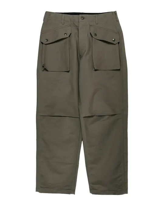 Engineered Garments Norwegian Army Pant Olive Cotton Double Cloth
