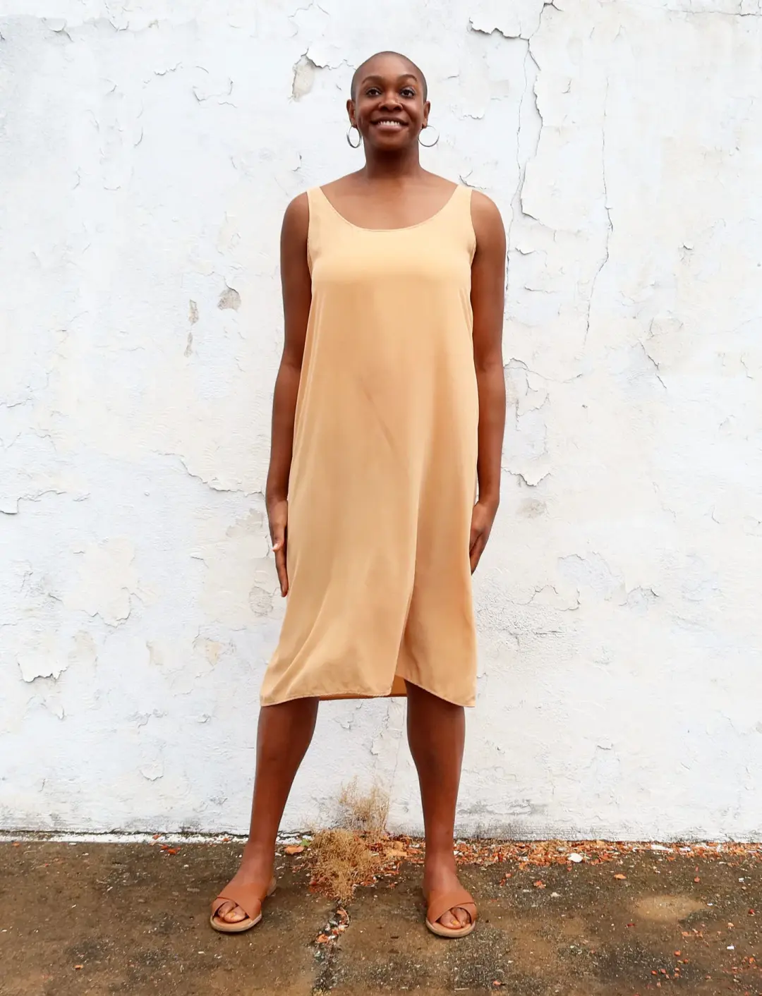 Silk Everyday Shift Below Knee Dress