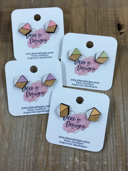 Spring Five Sided Stud