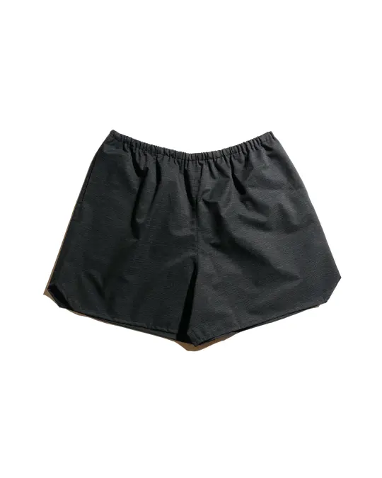 Found Feather MIL Spec Shorts Dot AIR Slub Linen Black