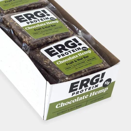 ERG! Bars - Chocolate Hemp ERG! - Box of 12 Bars