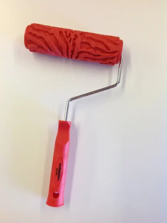 Tiger Skin Art Roller with handle