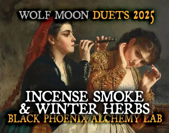 Wolf Moon: Incense Smoke &amp; Winter Herbs Perfume Oil