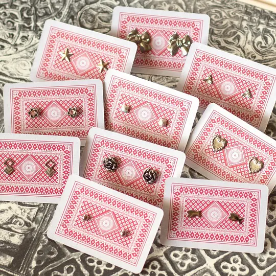 Vintage Silver Stud Earrings - Variety