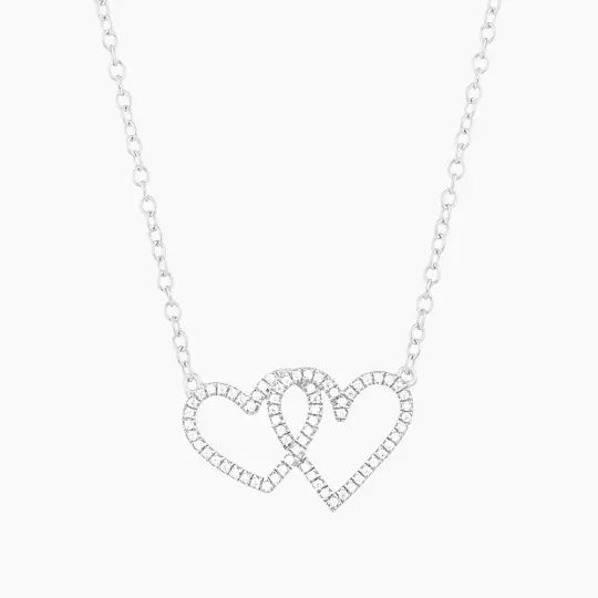 Ella Stein Two Hearts Pendant Necklace