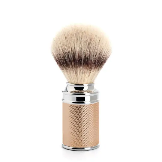 MÜHLE TRADITIONAL Shaving Brush, Silvertip Fibre®, Rose Gold-Plated Metal