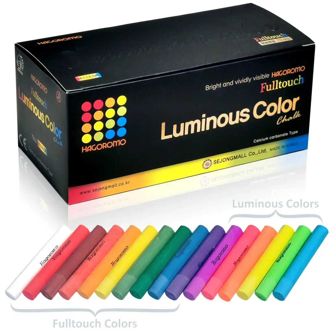 HAGOROMO Fulltouch x Luminous Chalk 10+6 Colors 72 PCS [Limited Edition]