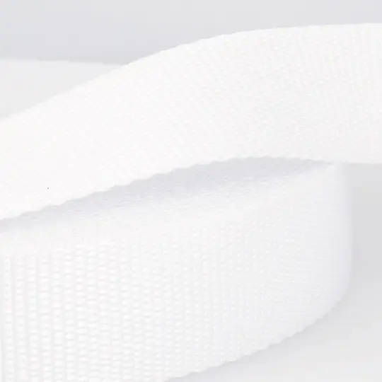 40mm Polypropylene Webbing in White