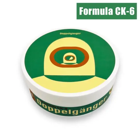 Doppelgänger Green Label Artisan Shave Soap | Ultra Premium CK-6 Formula | Homage To An EPIC Fougère | 4oz