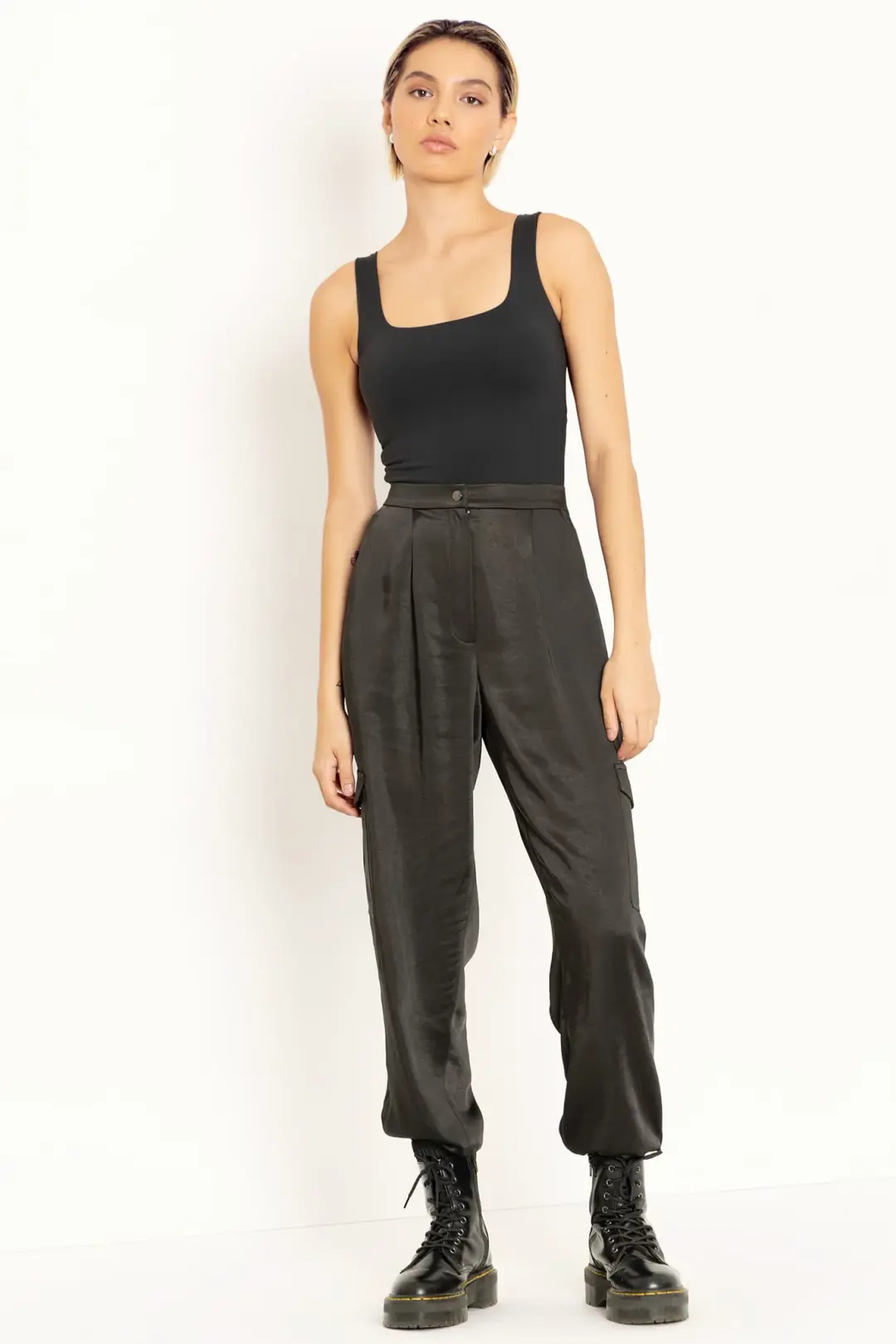 Cyber space Black Joggers