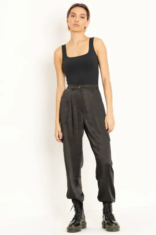 Cyber space Black Joggers