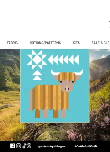 Cattle Call-A Highland Coo Pattern
