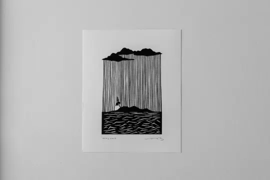 "Rainy Island" 8x10" print