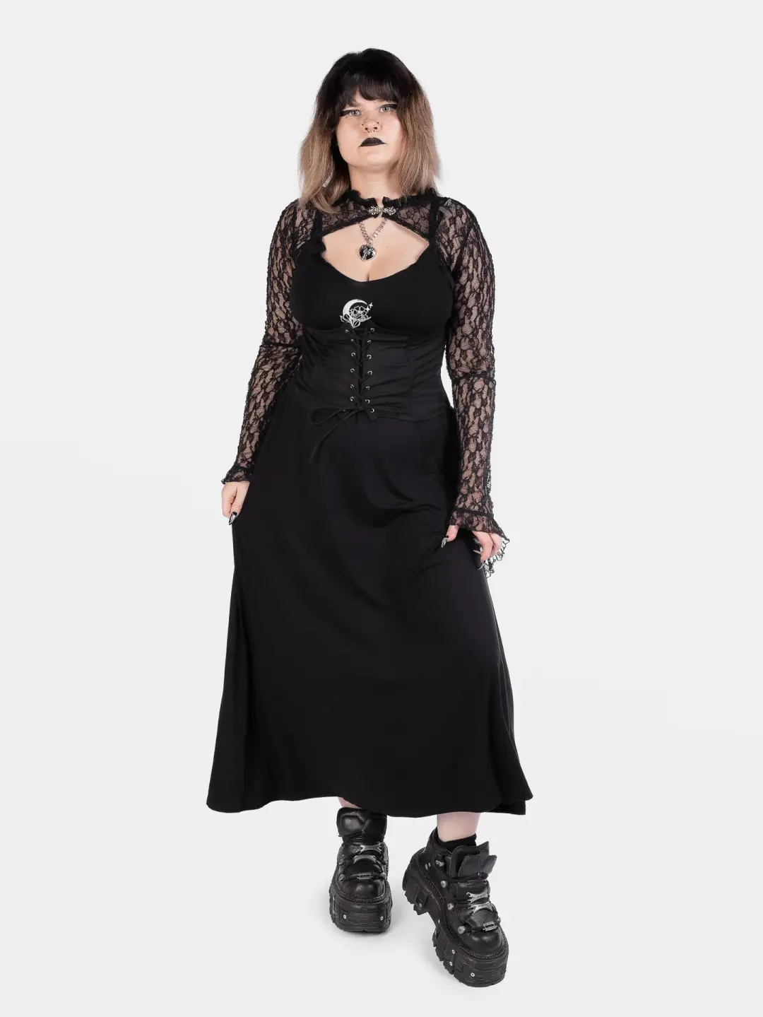 Spódnica maxi na gumce Nightbloom