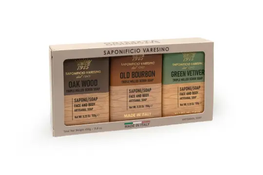 Men's Classic Woods Bar Soap Gift Set
