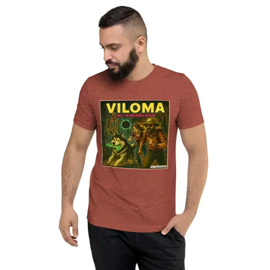 VILOMA: The Ghost Beneath the Altar Comic Art T-shirt | DB Logo on Back!