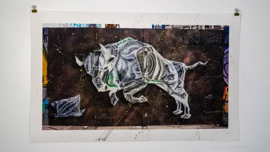 Buffalo Bill $1 USD Giclee print A1