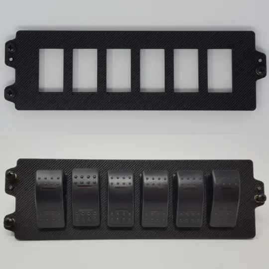 88-91 Honda CRX / EF Civic Climate Control Rocker Switch Plate