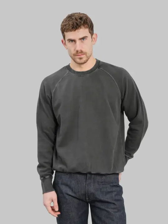 Pherrow's 25W-PRS-P Raglan Sweatshirt Fade Black