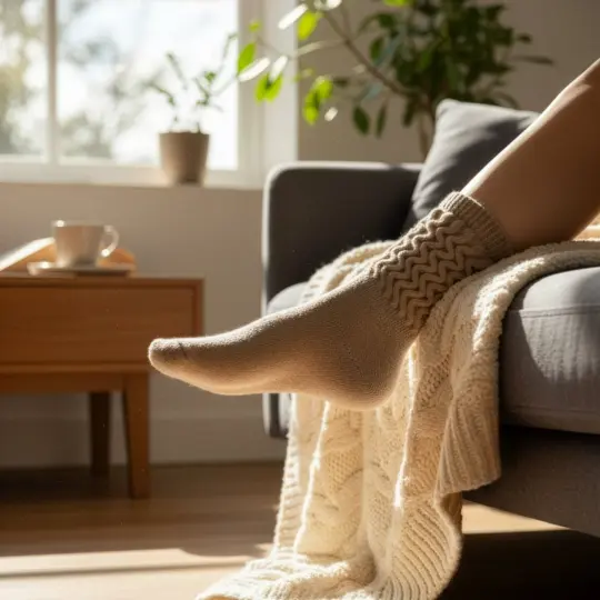 Soft Touch Therapeutic Alpaca Slouchy Socks