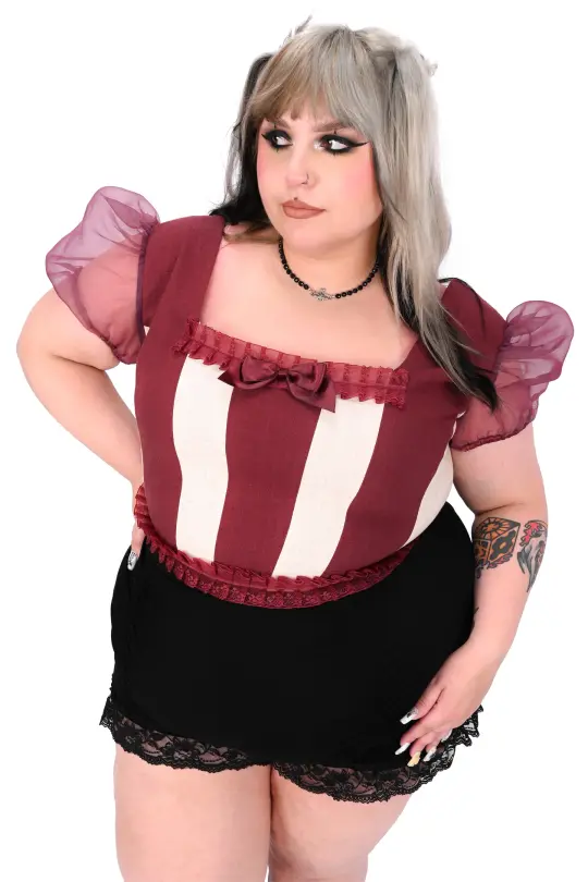 Carnival Corset Top - Red - No Restock!
