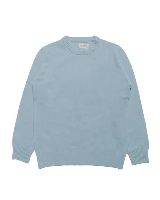 The Real McCoy's MC21114 Wool Crewneck Sweater Light Blue
