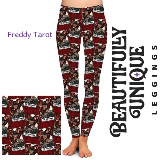 Freddy Tarot Semi-Exclusive High-Waisted Horror Leggings