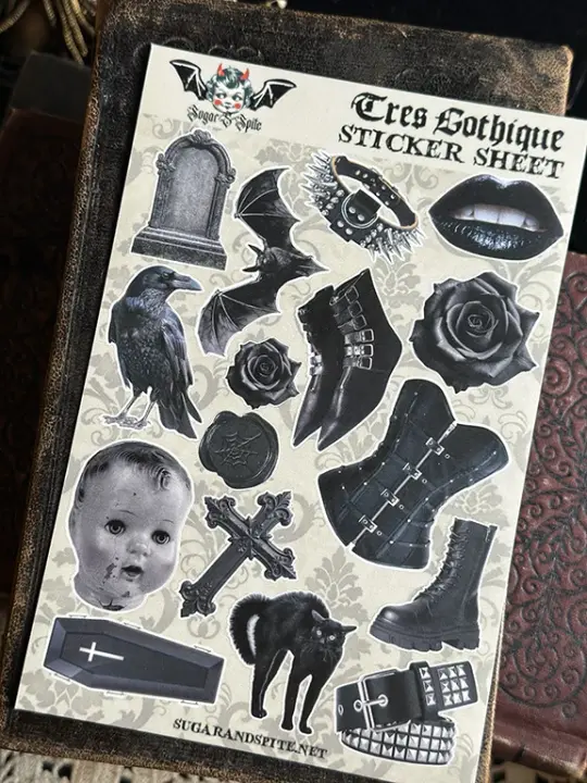 TRES GOTHIQUE STICKER SHEET