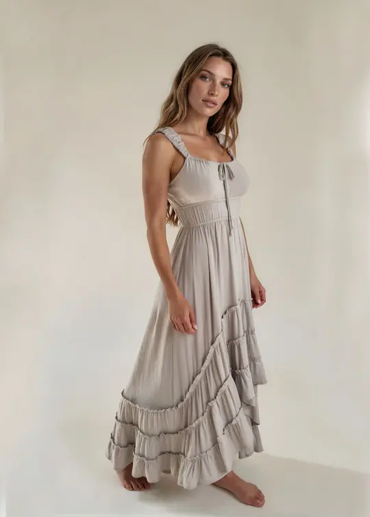 Alouette Dress in Dove