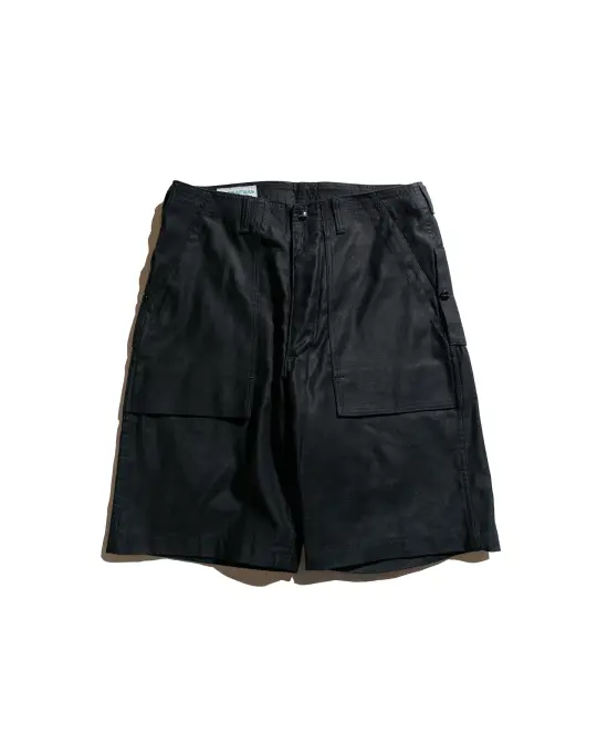Sassafras F.S Cultivator Pants 1/2 Back Satin Black