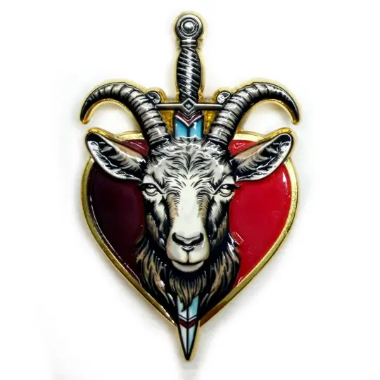 “The Goat” Enamel Pin