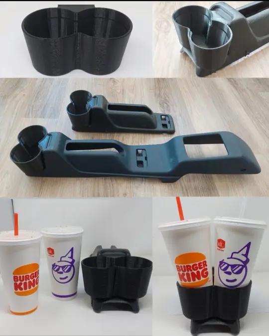 1988-1991 Honda Civic Hatchback Rear Ash Tray DUAL Cup Holder
