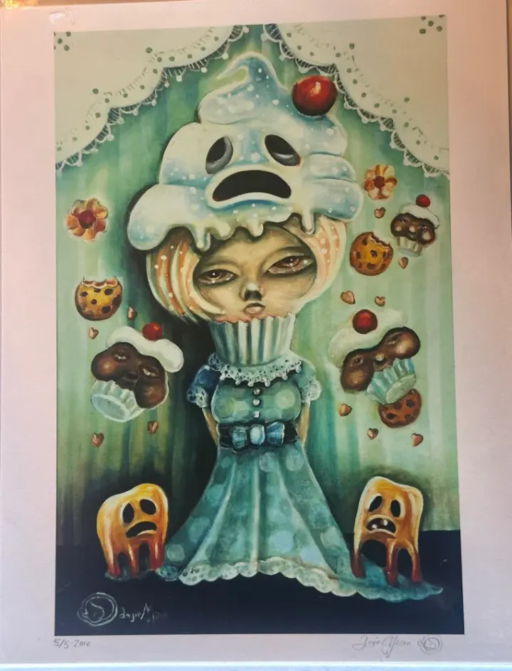 Princess Stuckaches Cupcakes Limited edition print