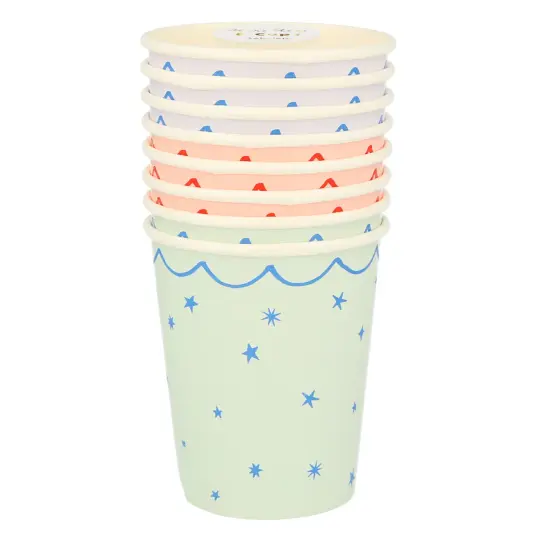 Star Pattern Cups