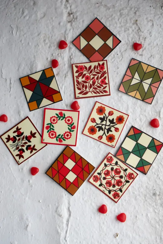 Quilt Block Gap Filler Sticker - Surprise Style
