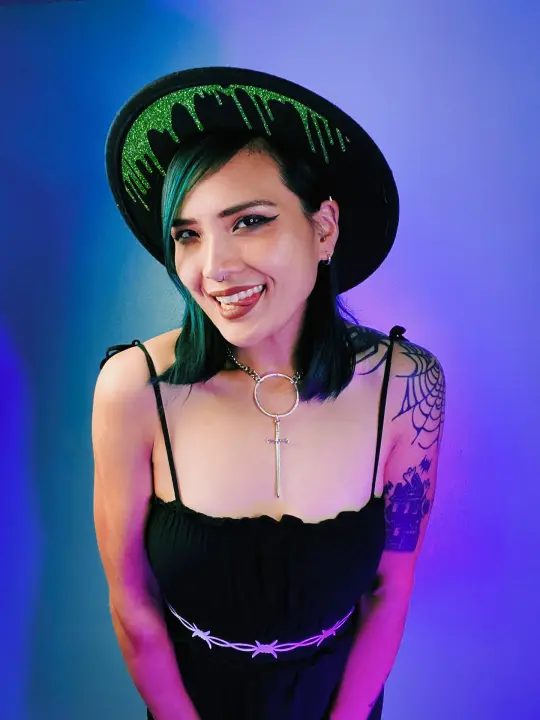 Dripping Slime Vegan Felt Hat