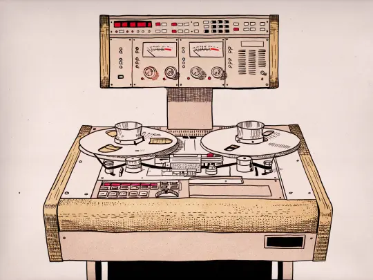 STUDER 812 TAPE MACHINE PRINT