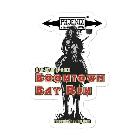 Boomtown Bay Rum Vinyl Stickers 4 | Available in 3 sizes!