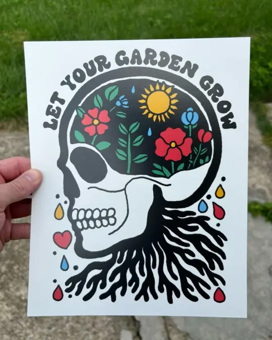 Let your garden grow print